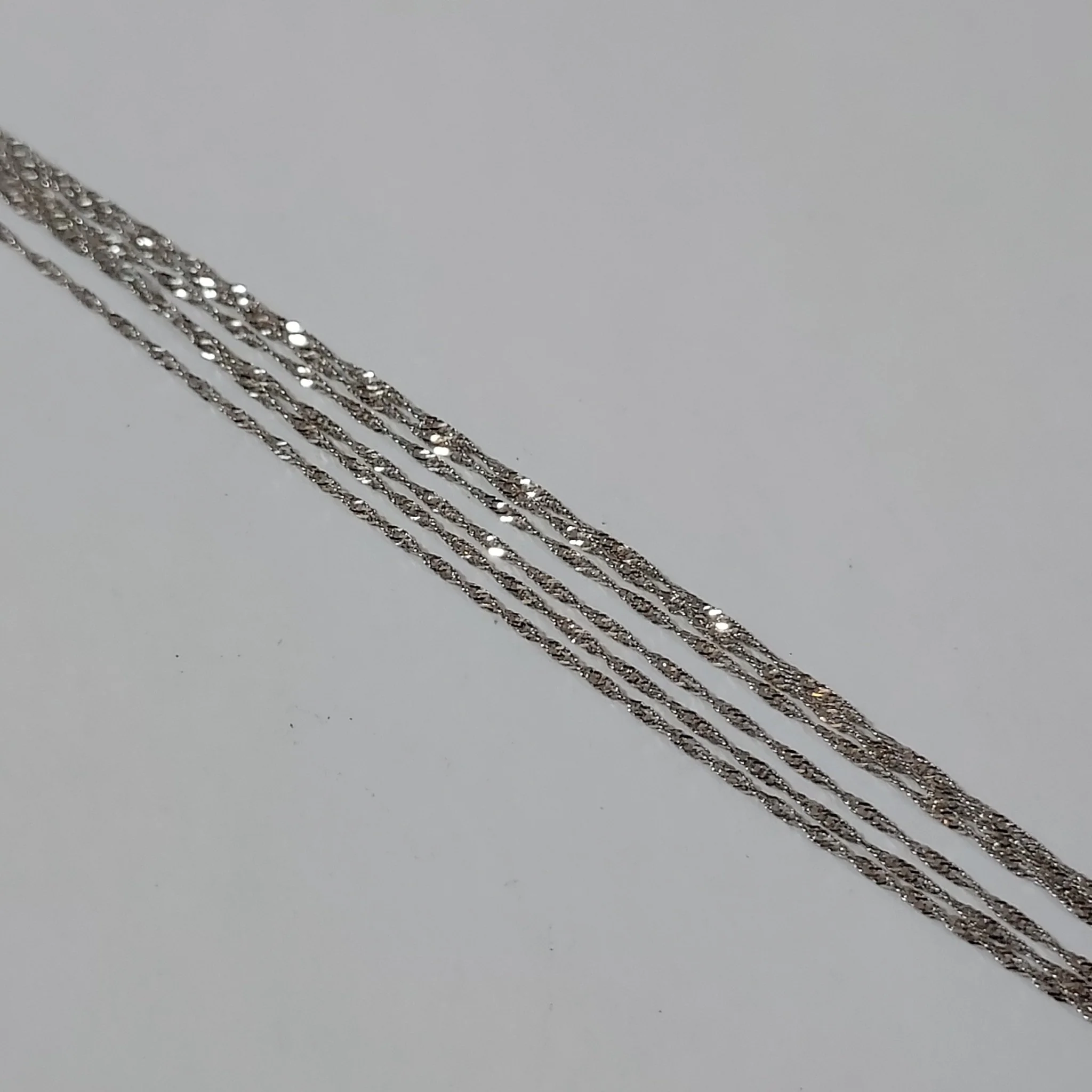 14K Gold Diamond & Topaz Necklace - Image 3