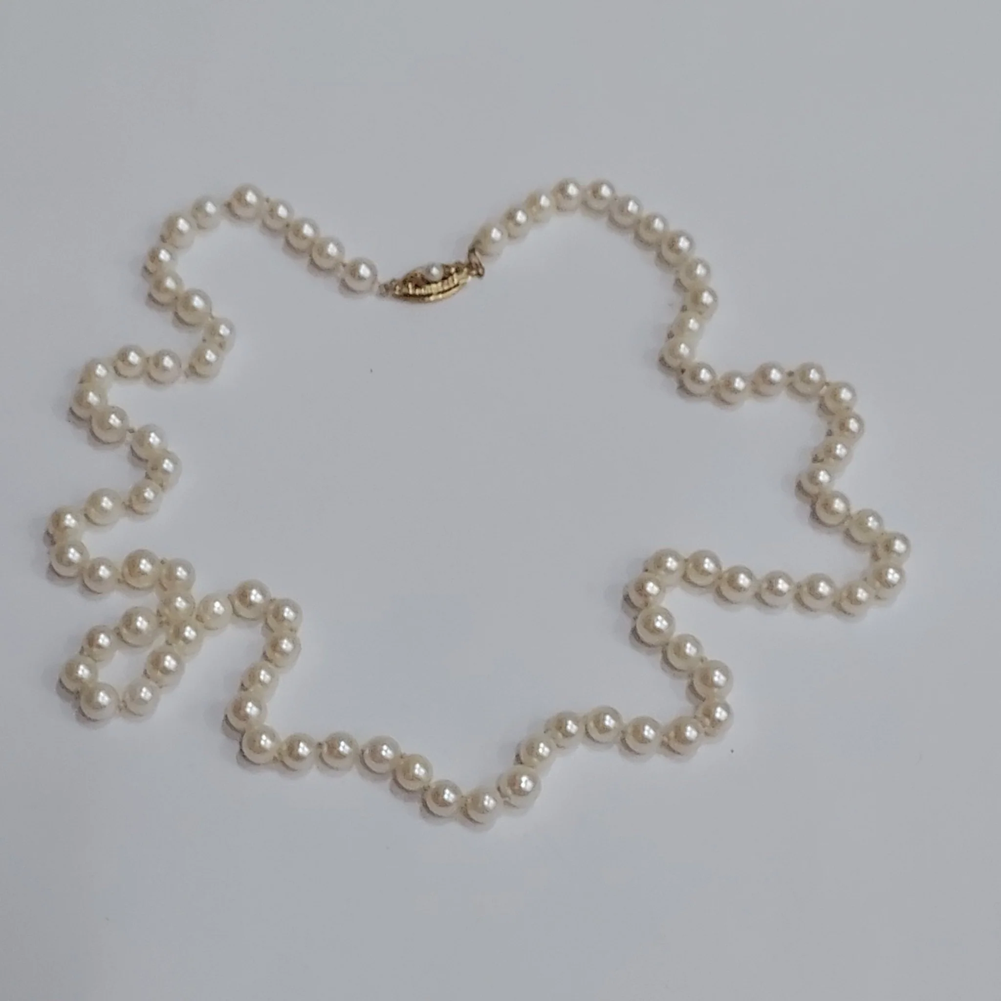 14K Gold & Pearl Necklace