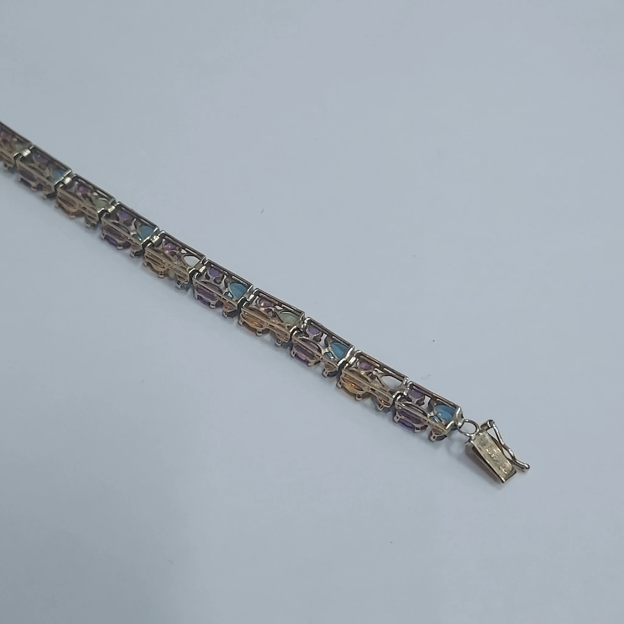 14K Gold & Stone Bracelet - Image 8