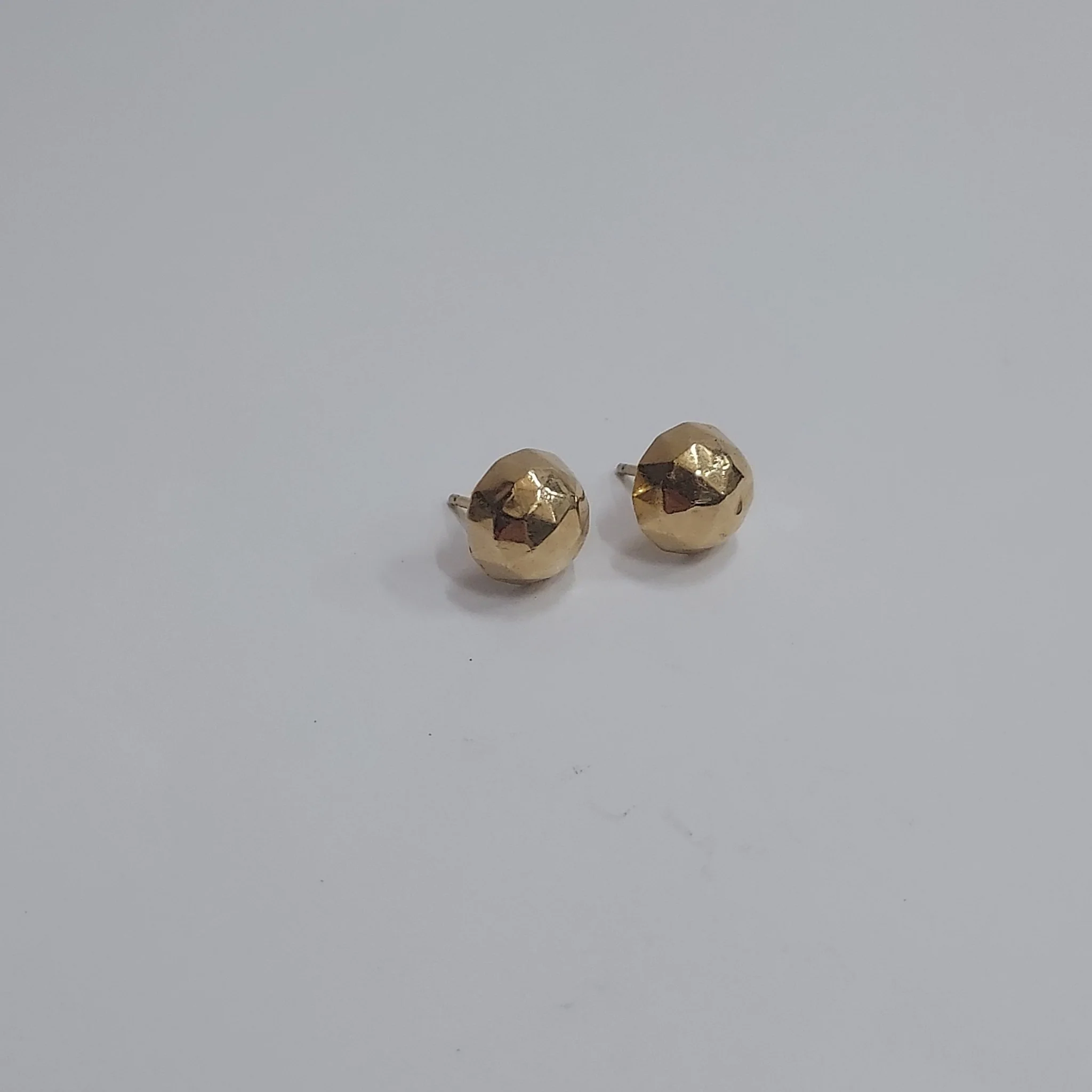 14K Gold Dome Studs