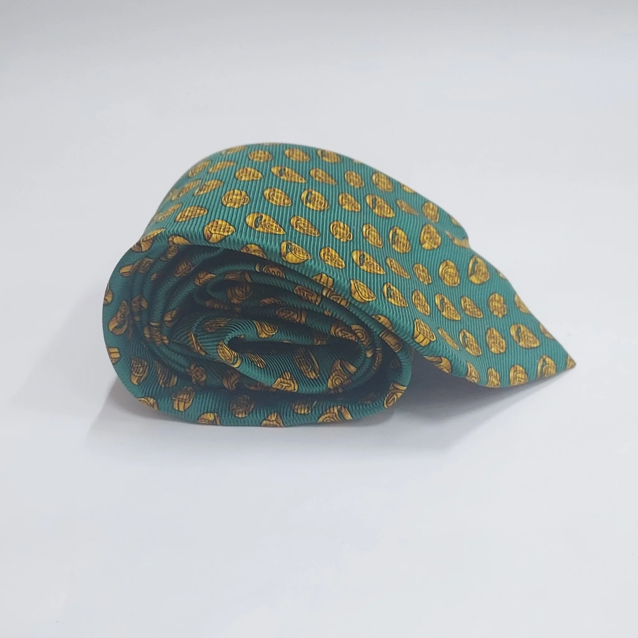 Chanel Green Silk Tie - Image 2