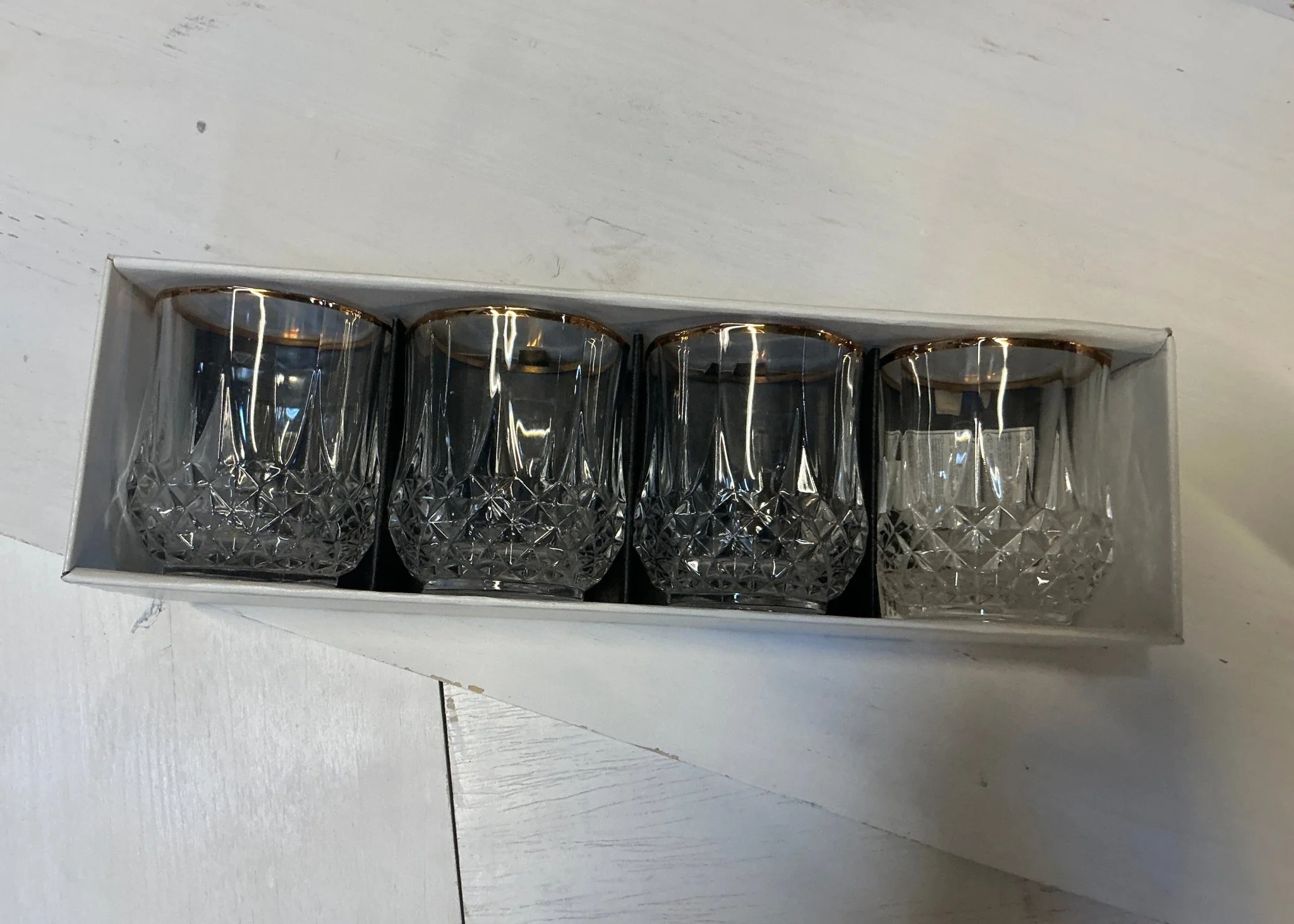 Four Cristal d’Arques double old fashion glasses - Image 2