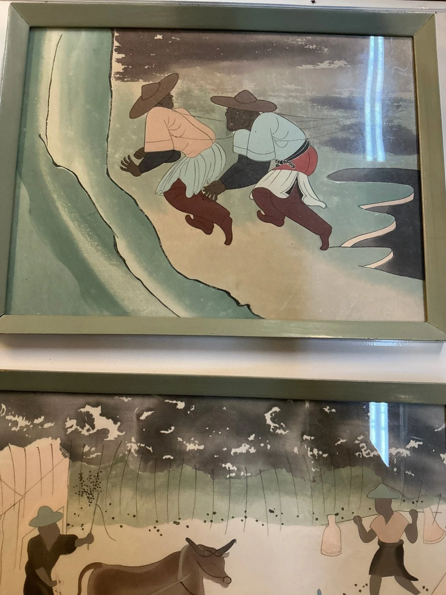 Antique Chinese cave paintings - Image 3