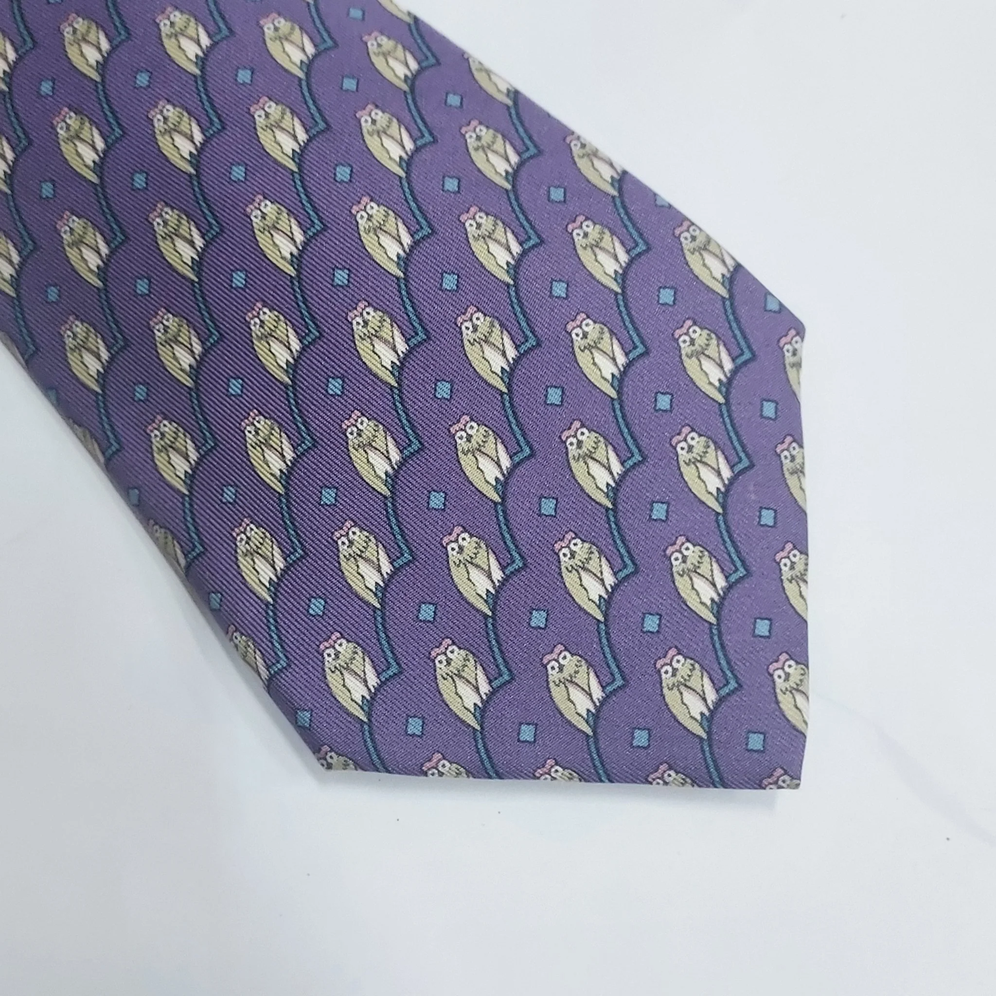 Hermès Silk Tie - Image 4