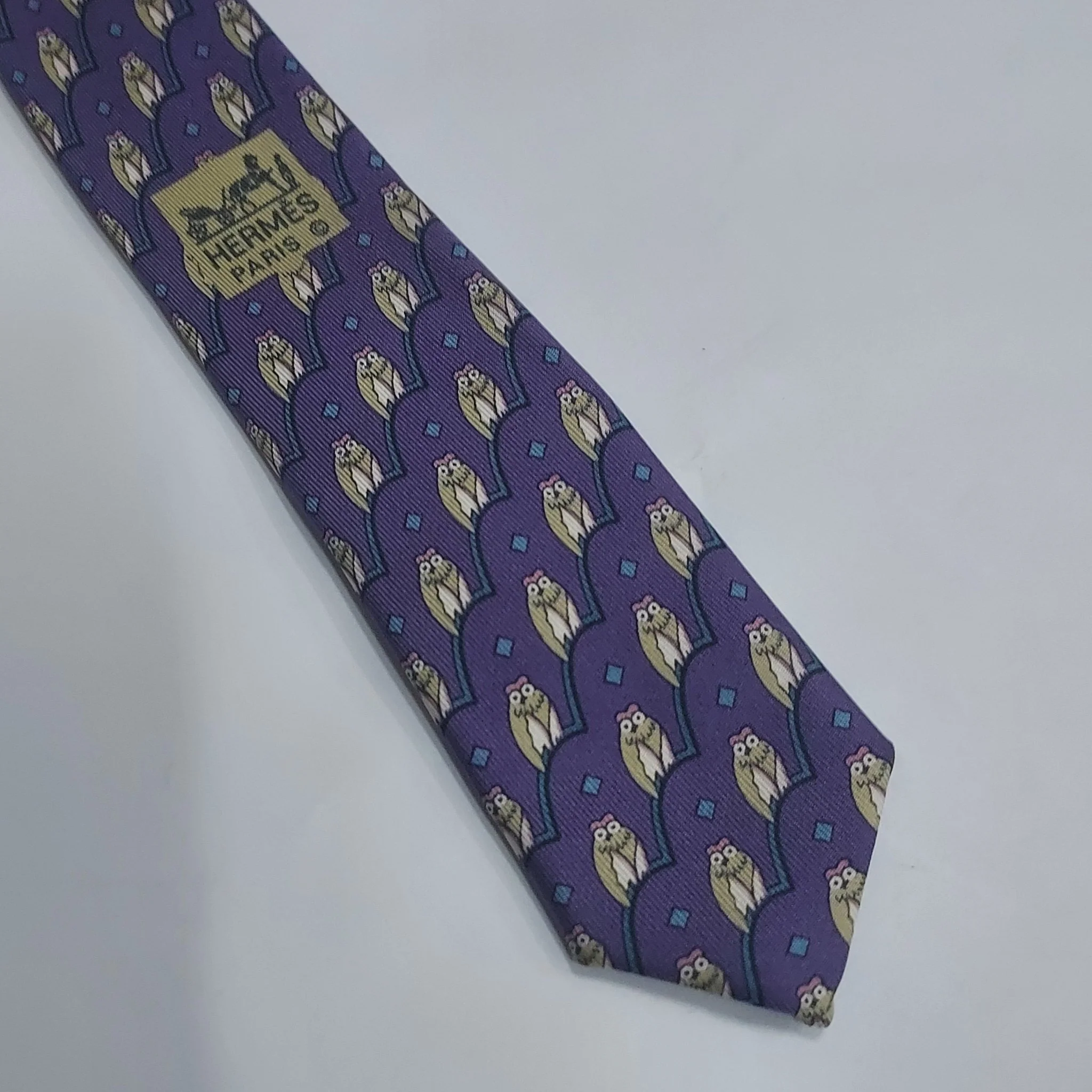Hermès Silk Tie - Image 6