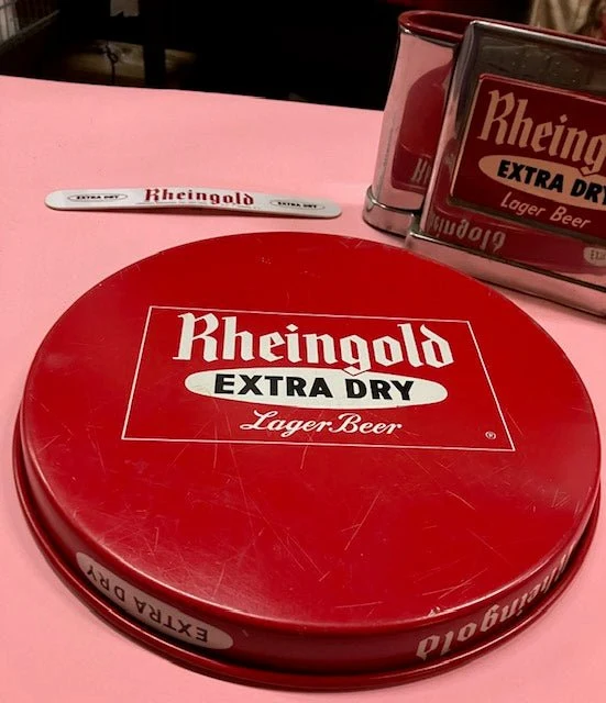 Rheingold Beer Tray + Napkin Holder + Scraper - Image 4