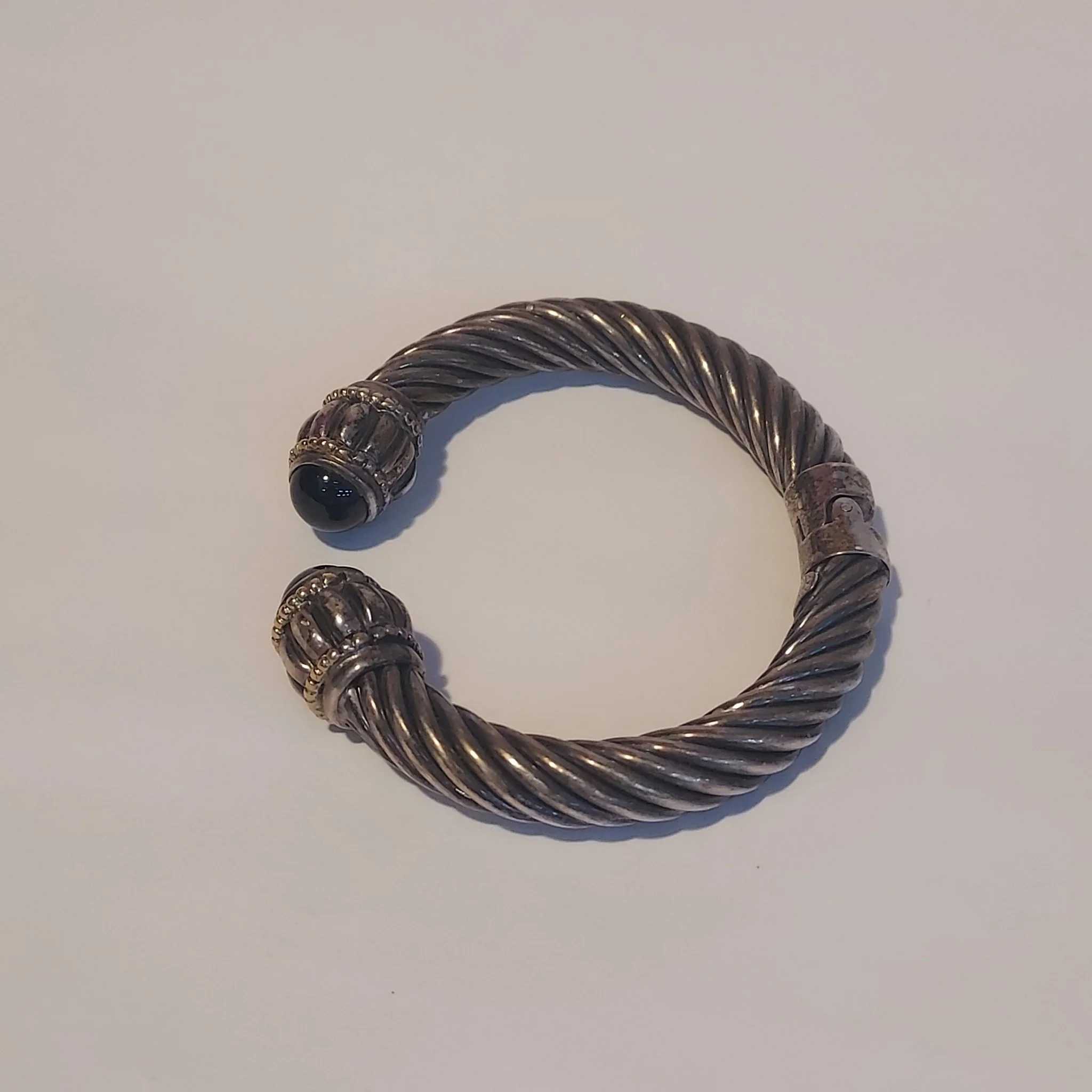 Sterling & 14K Bracelet - Image 4