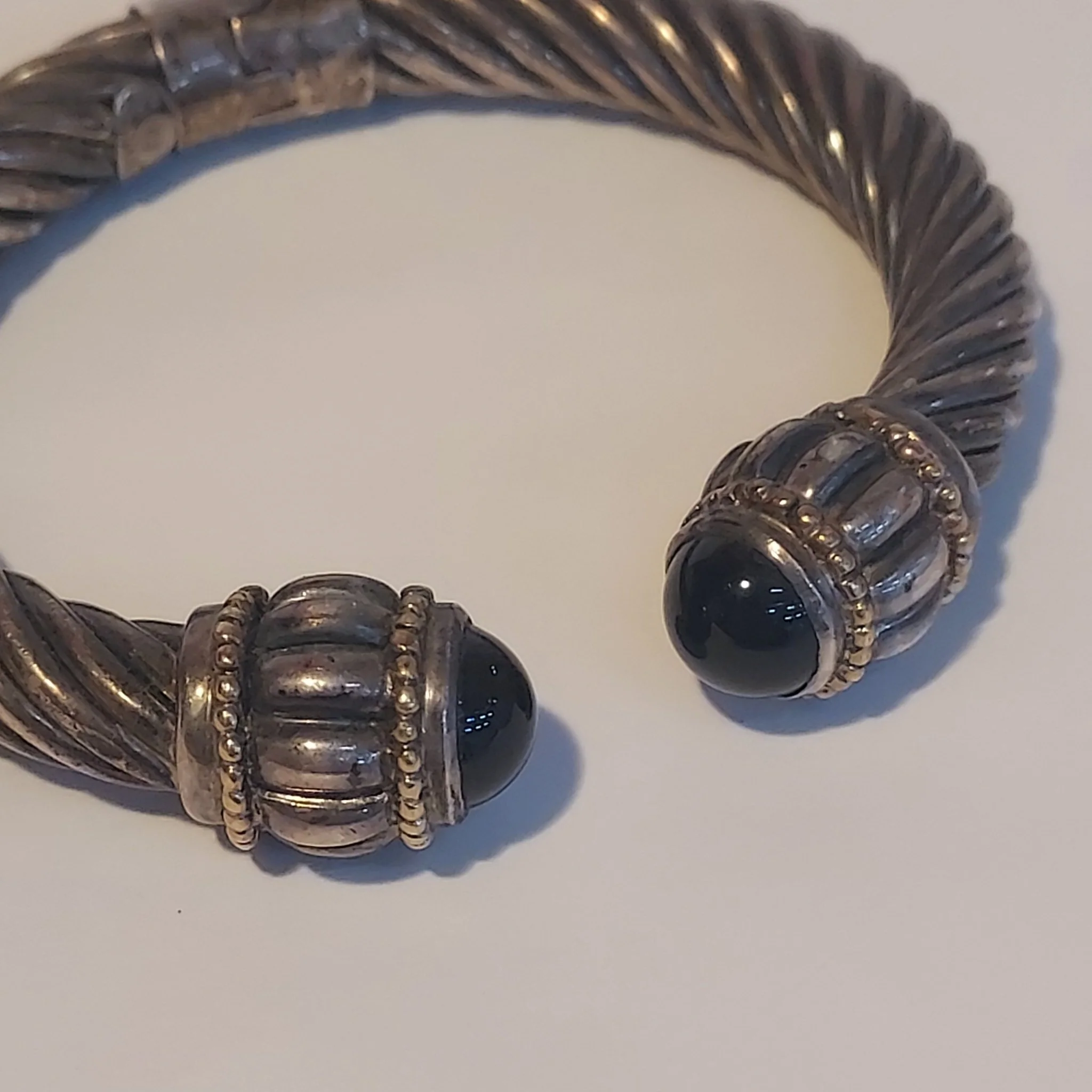 Sterling & 14K Bracelet - Image 7
