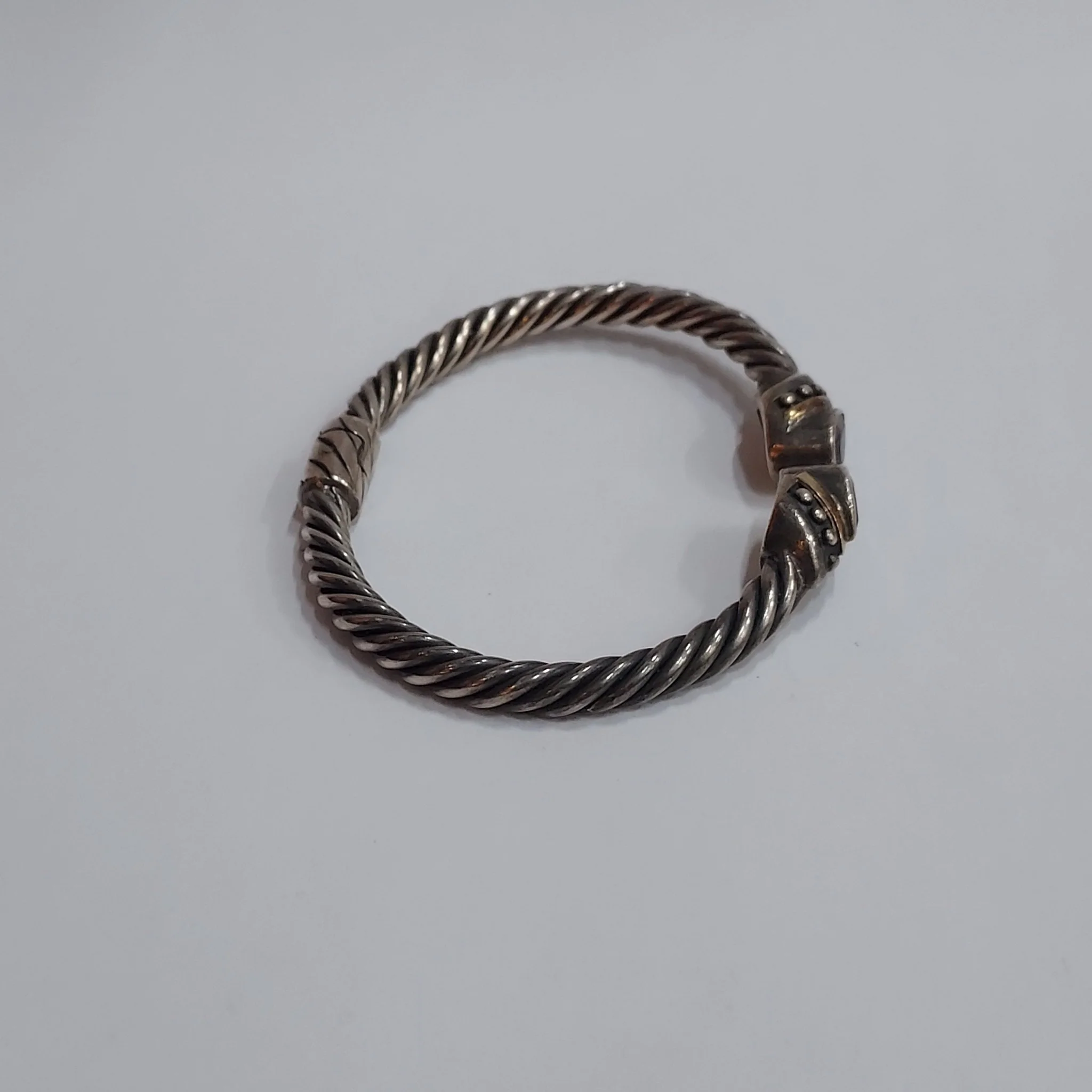Sterling Silver & 18K Bracelet - Image 2
