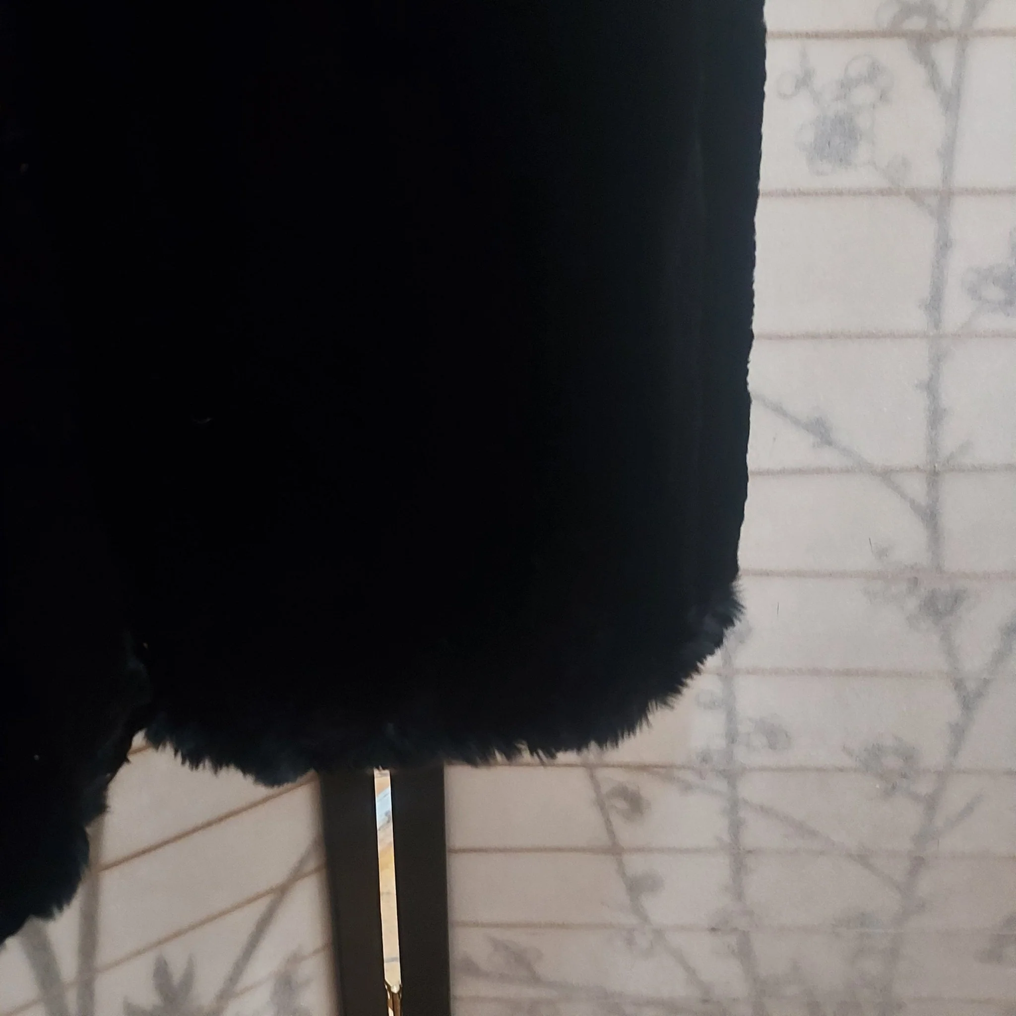 Black Fur & Mohair Coat - Image 18